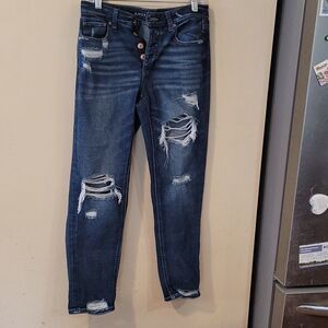 American Eagle jeans size 4 tomgirl good pre-owned condition